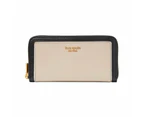 Morgan Colorblocked Saffiano Leather Zip-Around Continental Wallet - Pale Dogwood Multi