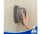 MR.SIGA Heavy Duty Bathroom & Floor Scrub Brush, 2-Pack