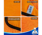 MR.SIGA Premium Dual-Sided Microfiber Car Detailing Towels, Gold, 12 Pack