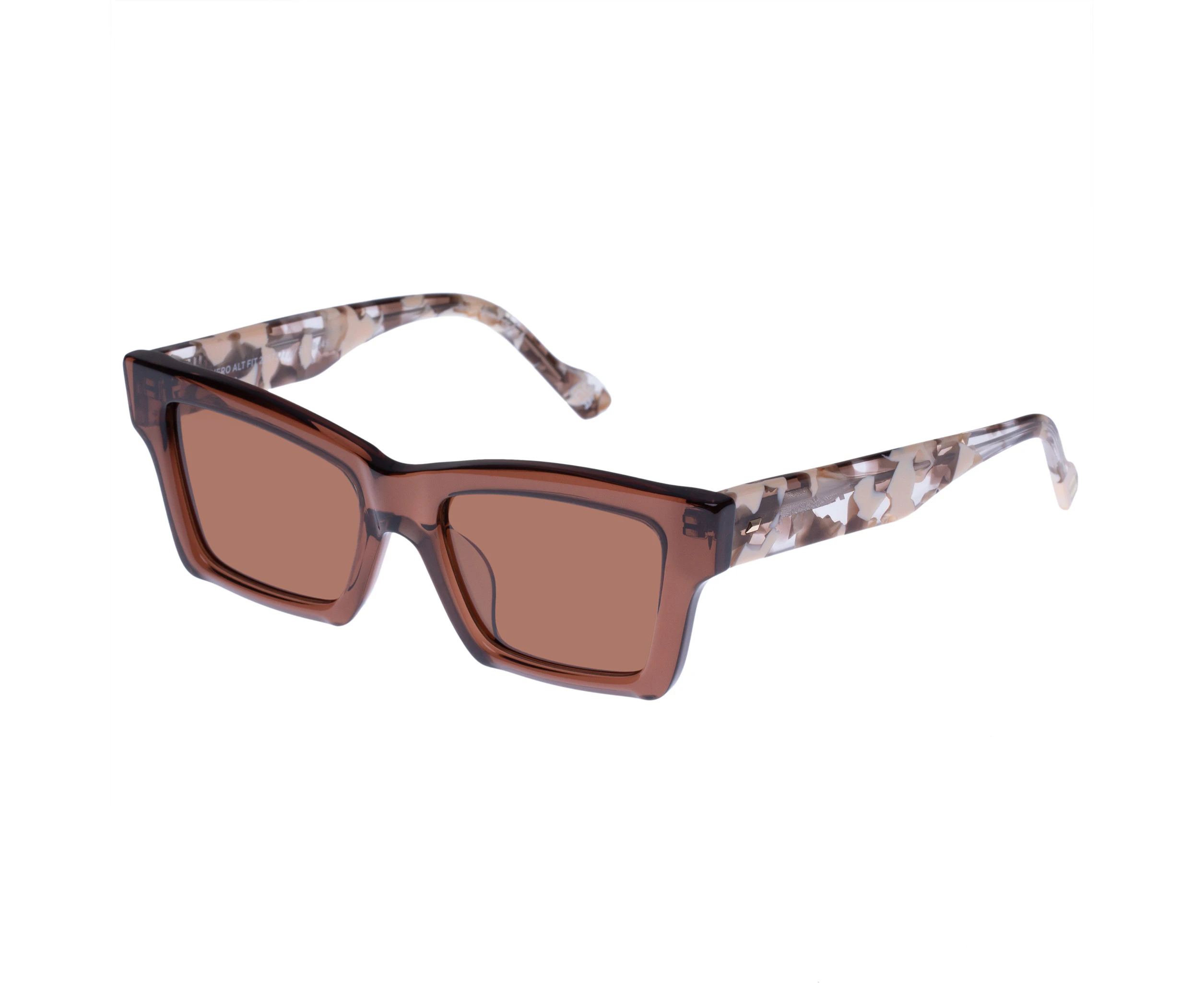 Le Specs Hero Alt Fit Sunglasses Brown