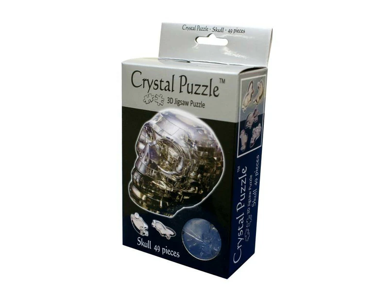 3D Black Skull Crystal Puzzle