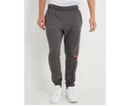 Champion - Mens - Pants / Trousers - Winter - Grey Cotton - Joggers - Granite - Full Length - Graphic Everyday - Casual Fashion - Office Work Clothes