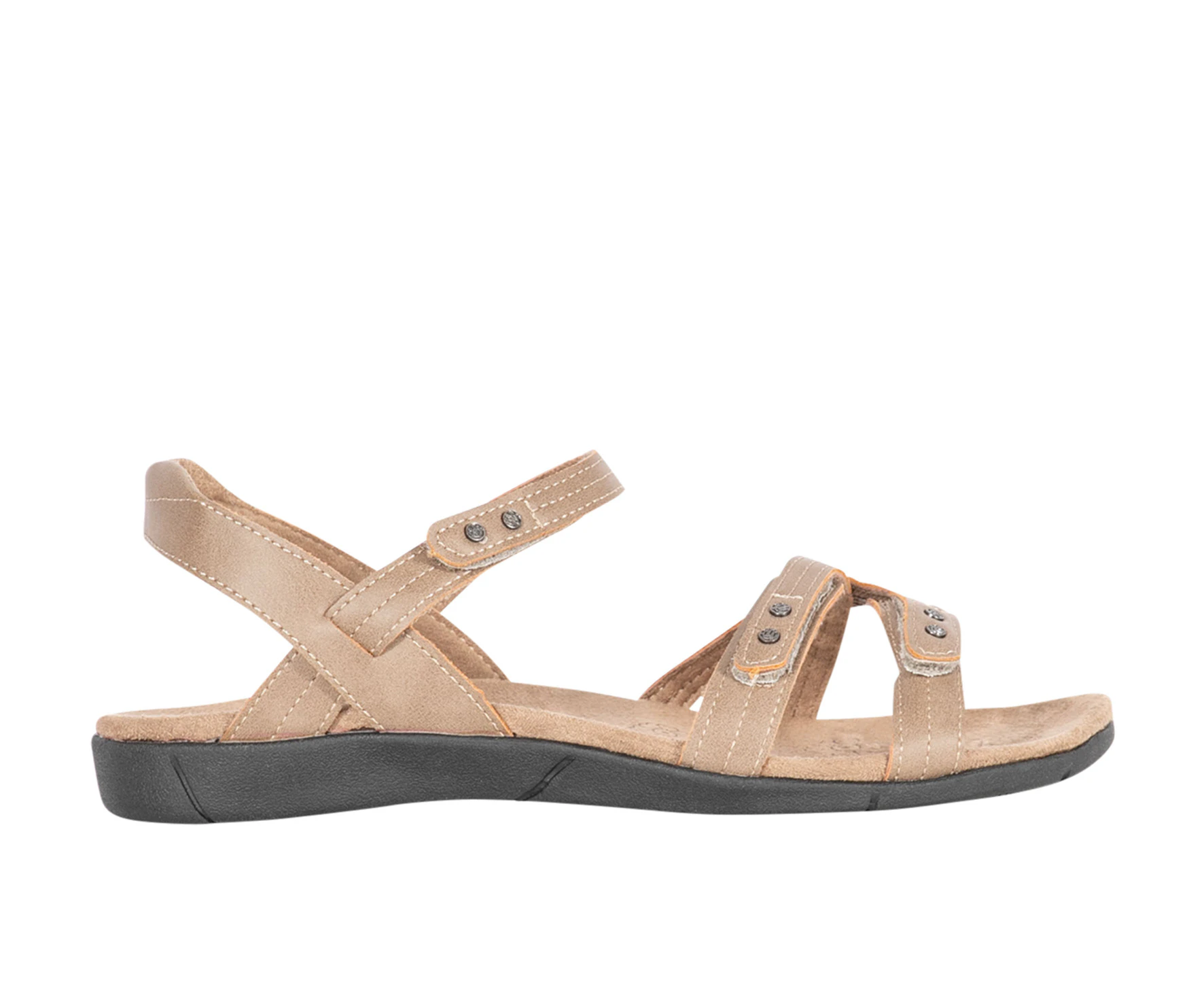 Nation Vybe Lifestyle Comfort Strappy Summer Sandals Women's - Natural