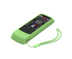 Soft Shockproof Silicone Cover for Vizio XRT302 TV Remote Control Protective Cover Silicone Sleeve with Lanyard （Color fluorescent green  ）
