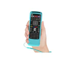 Soft Shockproof Silicone Cover for Vizio XRT302 TV Remote Control Protective Cover Silicone Sleeve with Lanyard （Color Turquoise blue  ）