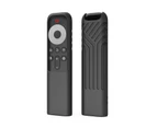 Silicone Remote Cover for TCL RC10P TV Remote Control Case Protective Sleeves Skin-Friendly Cover Protective Bumper （Color Black  ）