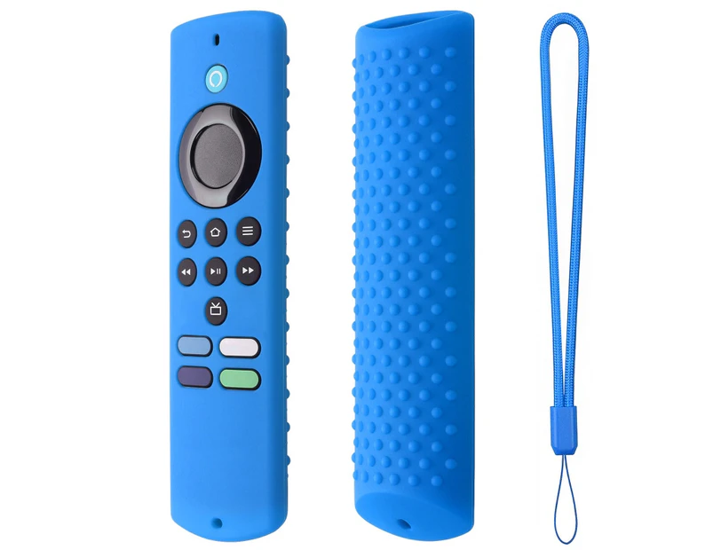 Silicone Soft for Shell Washable Cover Anti-Slip Shockproof Impact-proof Sleeve for Amazon Stick Lite Remote Controller （Color Sky Blue  ）