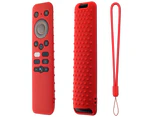 Protect for Shell for RealmeTV Stick for Smart TV Impact-proof Antislip Washable Anti-dust Sleeve Shockproof Cover Anti- （Color Red  ）