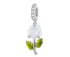 Solid 925 Signature Silver Solaris Shift Petal Charm