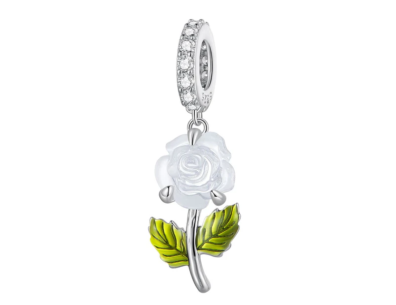 Solid 925 Signature Silver Solaris Shift Petal Charm