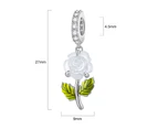 Solid 925 Signature Silver Solaris Shift Petal Charm