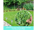 100PCS Primeturf Synthetic Artificial Grass Pins Fake Lawn Turf Weed Mat U Pegs Weedmat