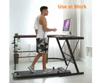 Advwin Walking Pad Treadmill Electric Home Office Gym Exercise Fitness Foldable Compact Grey
