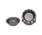 4pc Daily Bake Non Stick Fluted Pie Dish 12.5cm Baking Tin Mould Cup Bakeware