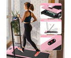 YOPOWER Walking Pad Treadmill Electric Folding Treadmill Under Desk Home Office Exercise Walking Machine Pink