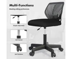 Advwin Kids Mesh Desk Chair Ergonomic Executive Children Study Seat Mid-Back Height Adjustable