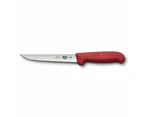 Fibrox Standard Wide Blade Boning Knife 15cm - Red