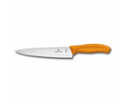 Classic Wide Blade Carving Knife 19cm Blister Pack - Orange