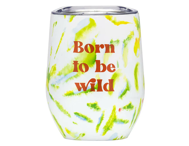 Tie Dye Thermal Wine Tumbler - Born to be Wild