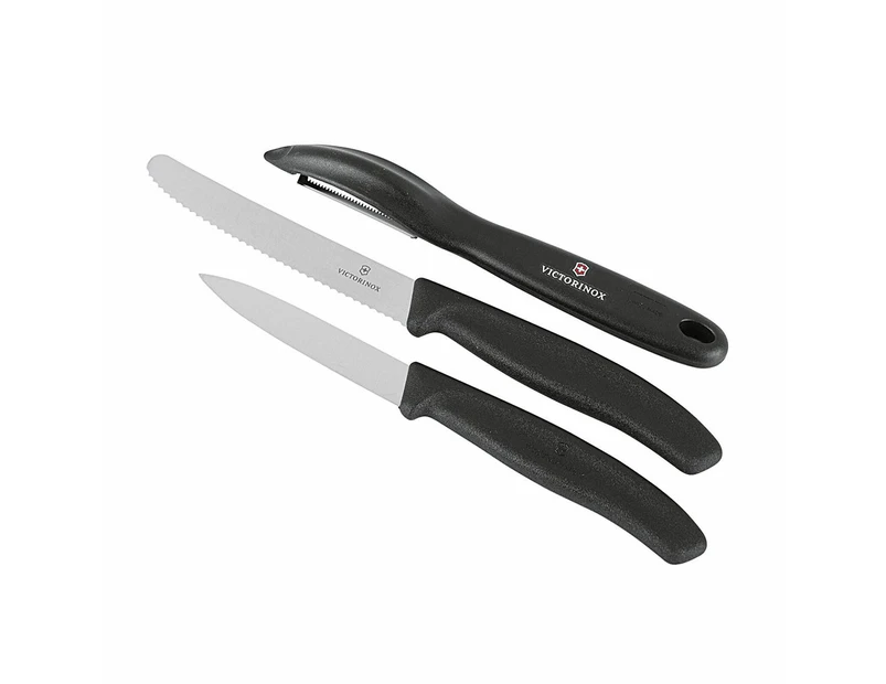Victorinox Classic Paring Knife Set 3pcs (Black)