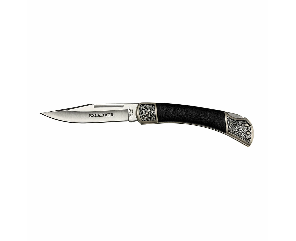 Excalibur Royal Black King Folding Pocket Knife