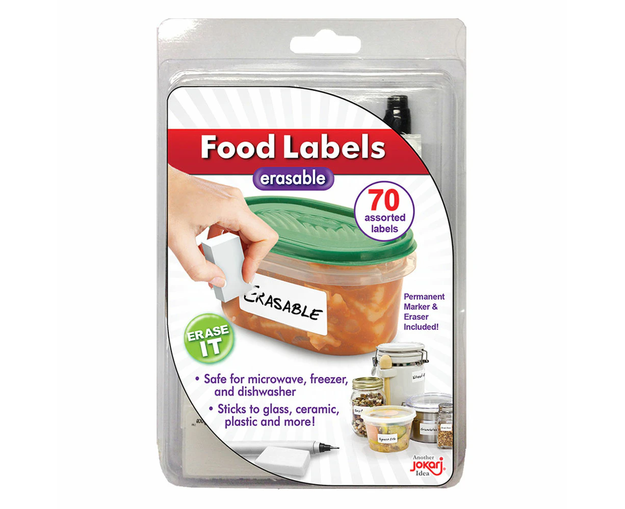 Jokari Food Labels Erasable (Pen & Eraser)