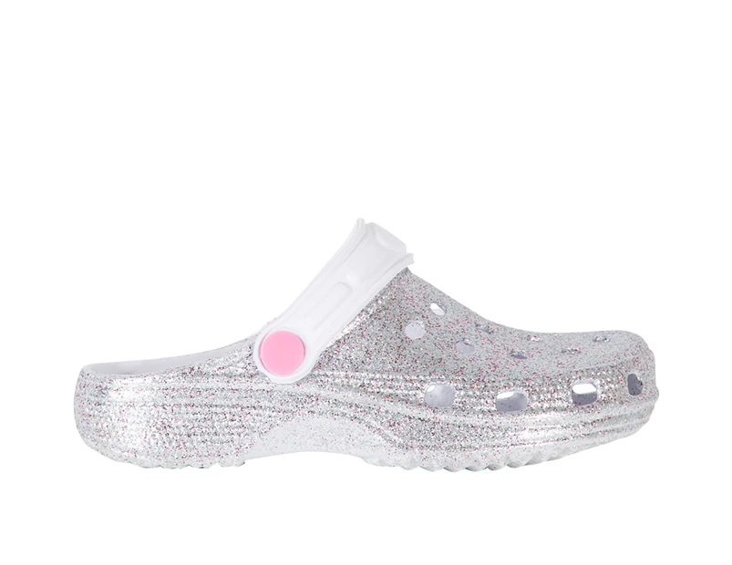 Wave Youth Bears Everyday Comfort Casual Slide Kid's - SilverGlitter