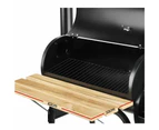 2in1 BBQ Smoker Charcoal Grill Roaster Portable Offset Outdoor Camping Barbecue