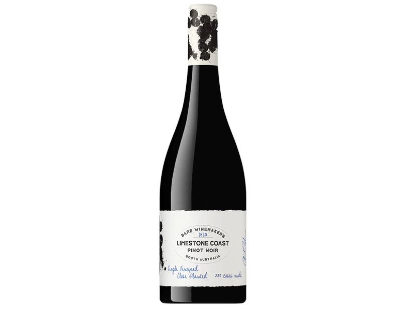 Bare Winemakers Limestone Coast Pinot Noir 2022 (12 Bottles)
