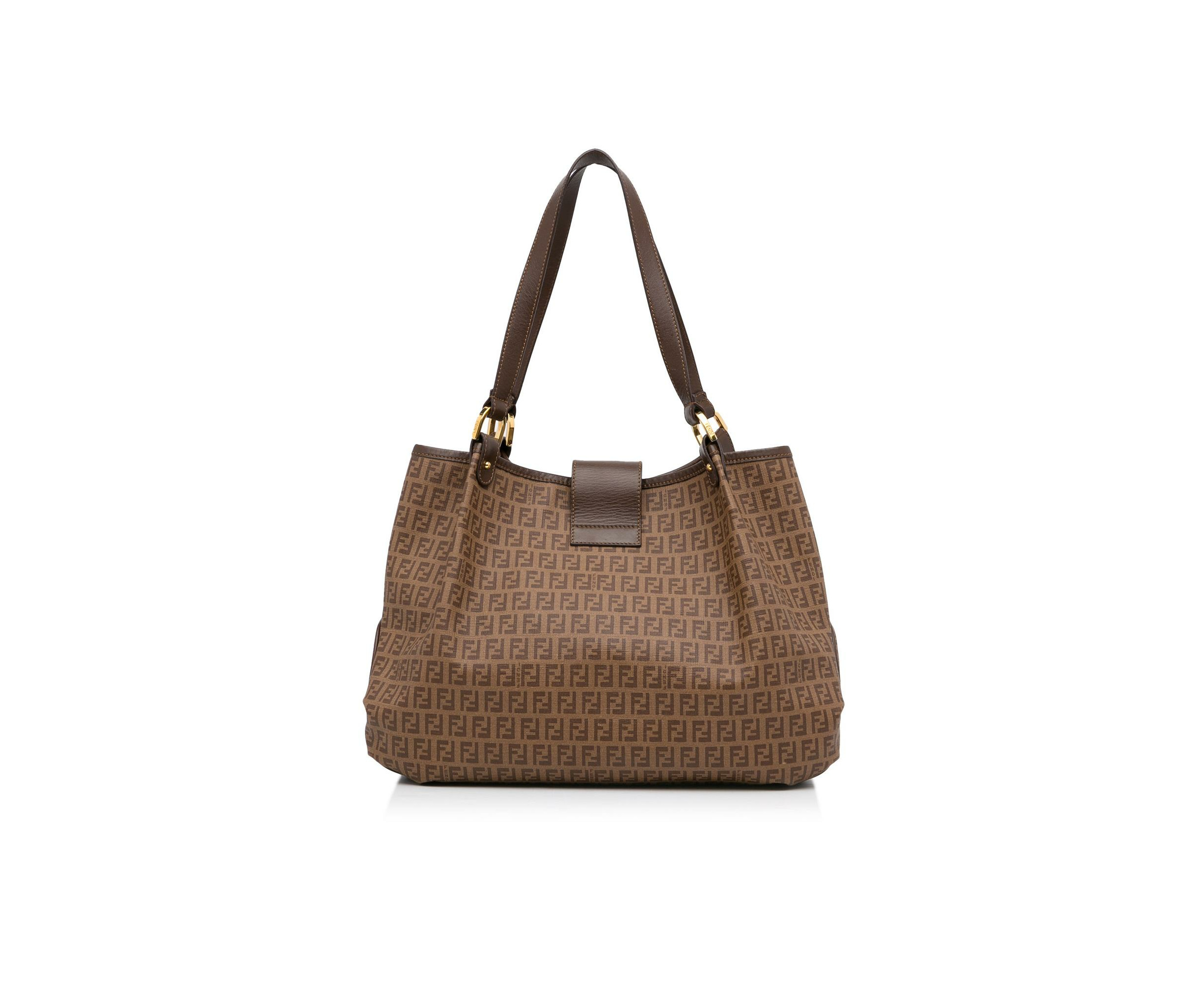 Fendi Zucca Spalmati Tote Brown/Multi - The Recollective