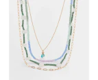 Target Lily Layered Chain Necklace Multi Pack