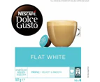 NESCAFÉ DOLCE GUSTO Flat White Coffee Capsules Box of 16 servings