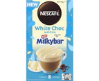 Nescafe Milkybar White Chocolate Mocha Coffee Sachets | 8 pack