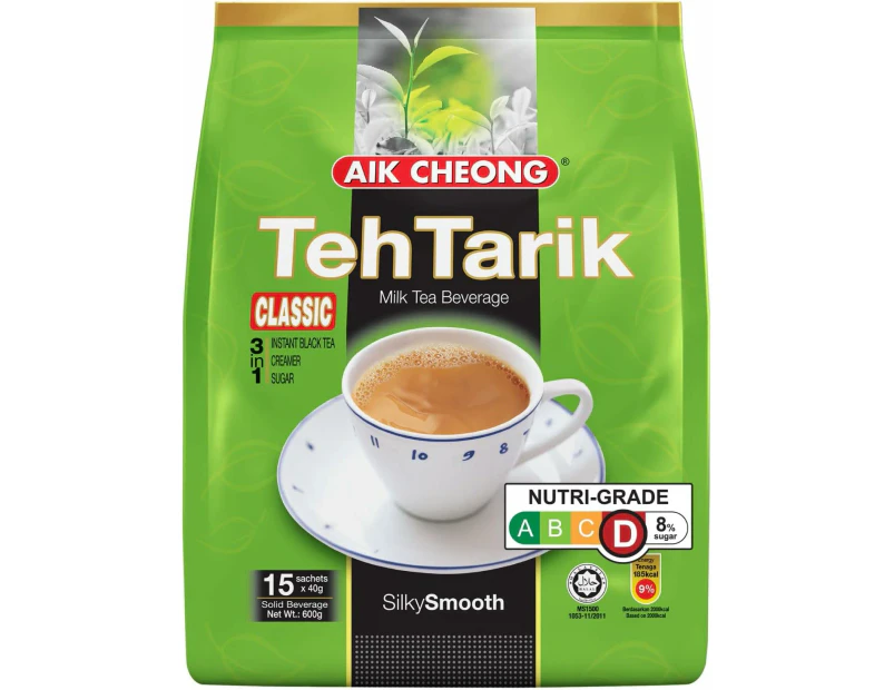 Aik Cheong The Tarik Instant Milk Tea 40 g ,15 sachets