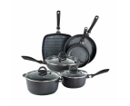 Baccarat STONE Cast Aluminium 6 Piece Cookware Set with Grill Pan