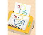 Kids Magnetic Drawing Board Kids Doodle Board with Magnetic Pen and Beads, Magnetic Dot Art,Montessori Educational Preschool Toy Toddler Boys Girls.