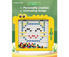 Kids Magnetic Drawing Board Kids Doodle Board with Magnetic Pen and Beads, Magnetic Dot Art,Montessori Educational Preschool Toy Toddler Boys Girls.