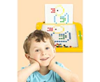 Kids Magnetic Drawing Board Kids Doodle Board with Magnetic Pen and Beads, Magnetic Dot Art,Montessori Educational Preschool Toy Toddler Boys Girls.