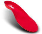 Vasyli Custom Red HIGH Density Full Length Orthotics - Heat Mouldable (>80Kg)