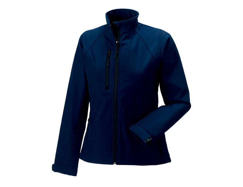 Jerzees Colours Ladies Water Resistant & Windproof Soft Shell Jacket (French Navy) - BC561