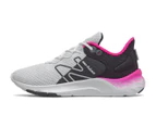 New Balance Girls' Fresh Foam Roav Running Shoes - White/Black/Pink Glow