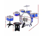 Keezi Kids Drum Kit Set Pretend Play Junior Drums Musical Toys Childrens 11pcs