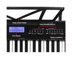 Alpha 61 Keys Electronic Piano Keyboard Digital Electric w/ Stand Touch Sensitive