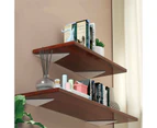 Set of 4 Triangle Shelf Brackets Wall Shelf for Garden Kitchen Living Room Bearing Capacity 20kg
