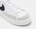 Nike Women's Blazer Low Platform Sneakers - White/Sail/Team Orange/Black