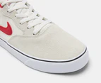 Nike SB Unisex Chron 2 Skate Shoes - Summit White/Phantom/White/University Red