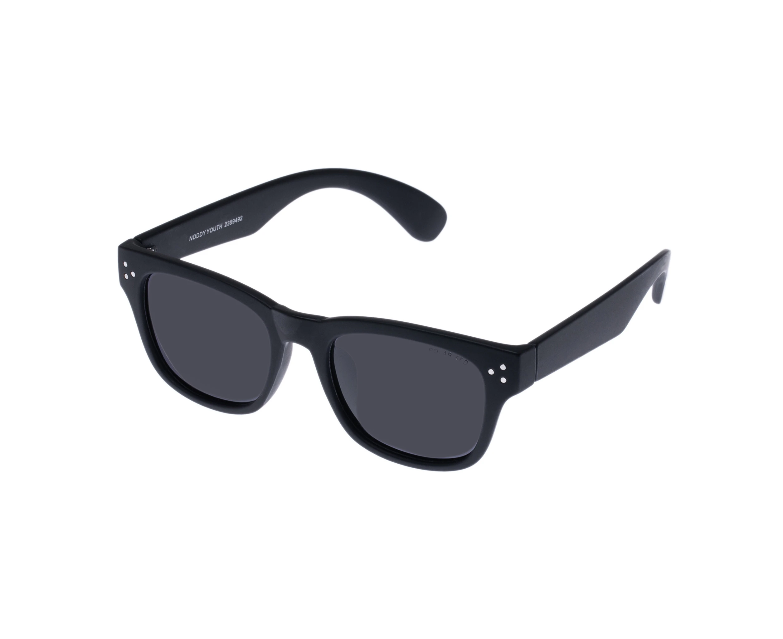 Cancer Council Uni-Sex Noddy Youth Matte Black D-Frame Sunglasses