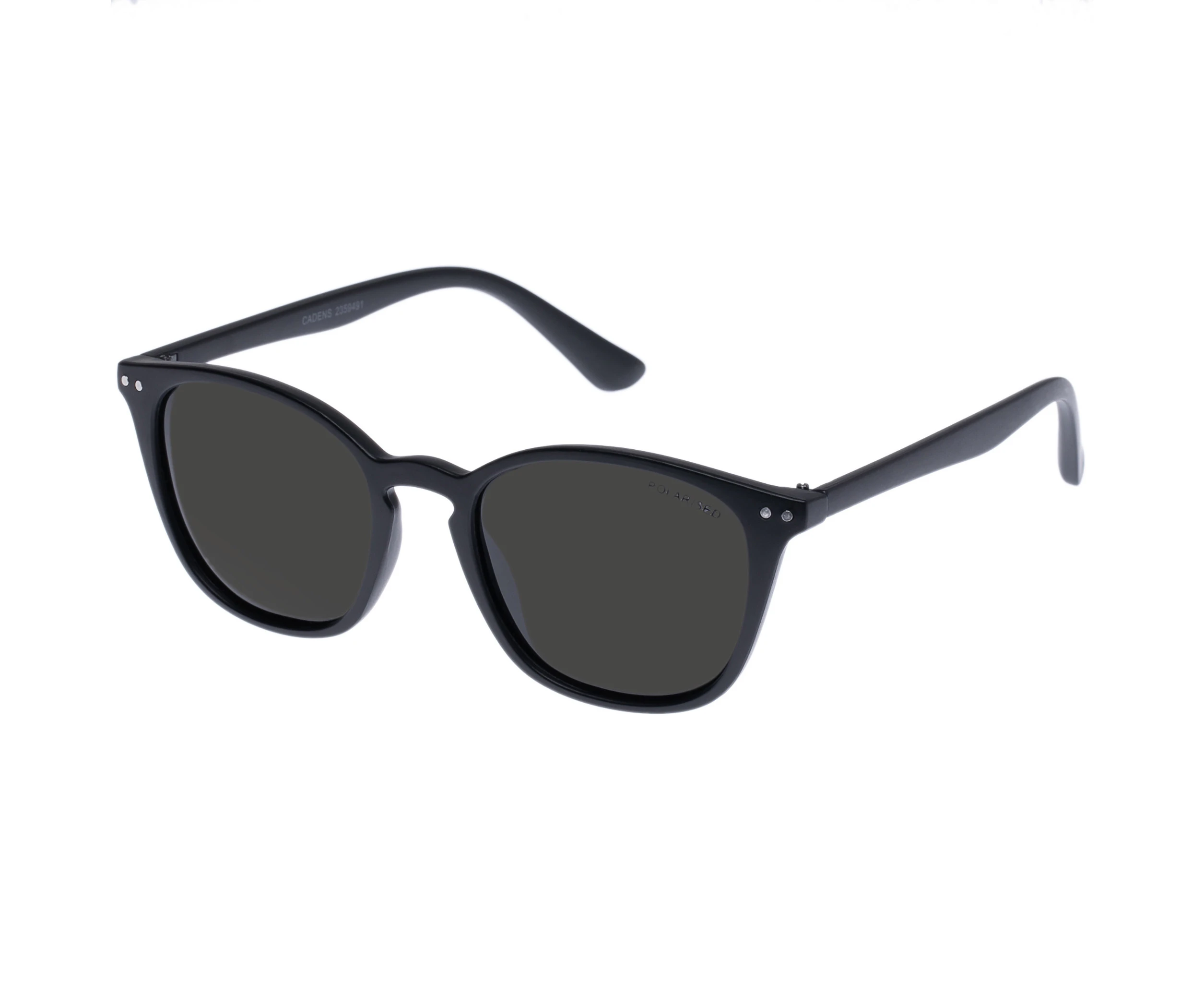 Cancer Council Uni-Sex Cadens Matte Black D-Frame Sunglasses