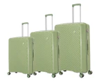 Atlas Performance 3-Piece Hardcase Luggage/Suitcase Set - Summer Green