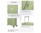 Atlas Performance 3-Piece Hardcase Luggage/Suitcase Set - Summer Green